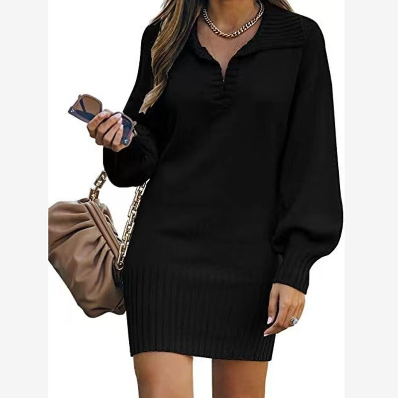 Laternenärmel-Pullover
