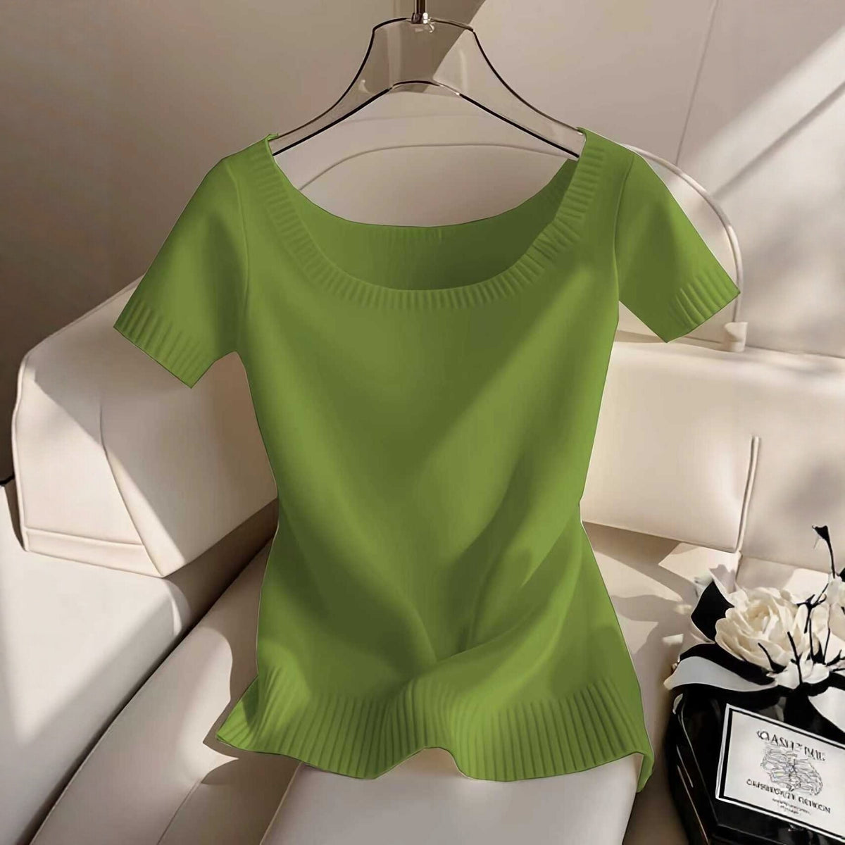 Camiseta de punto lisa