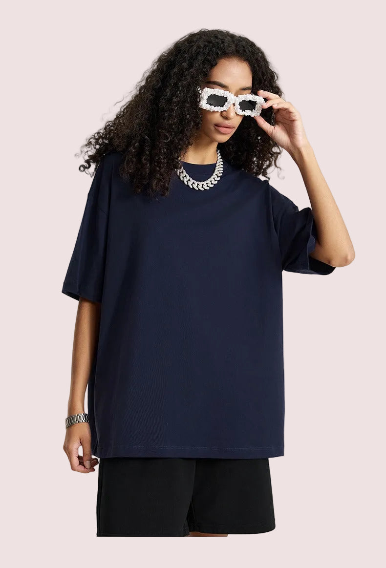 Camiseta unisex retro informal suelta