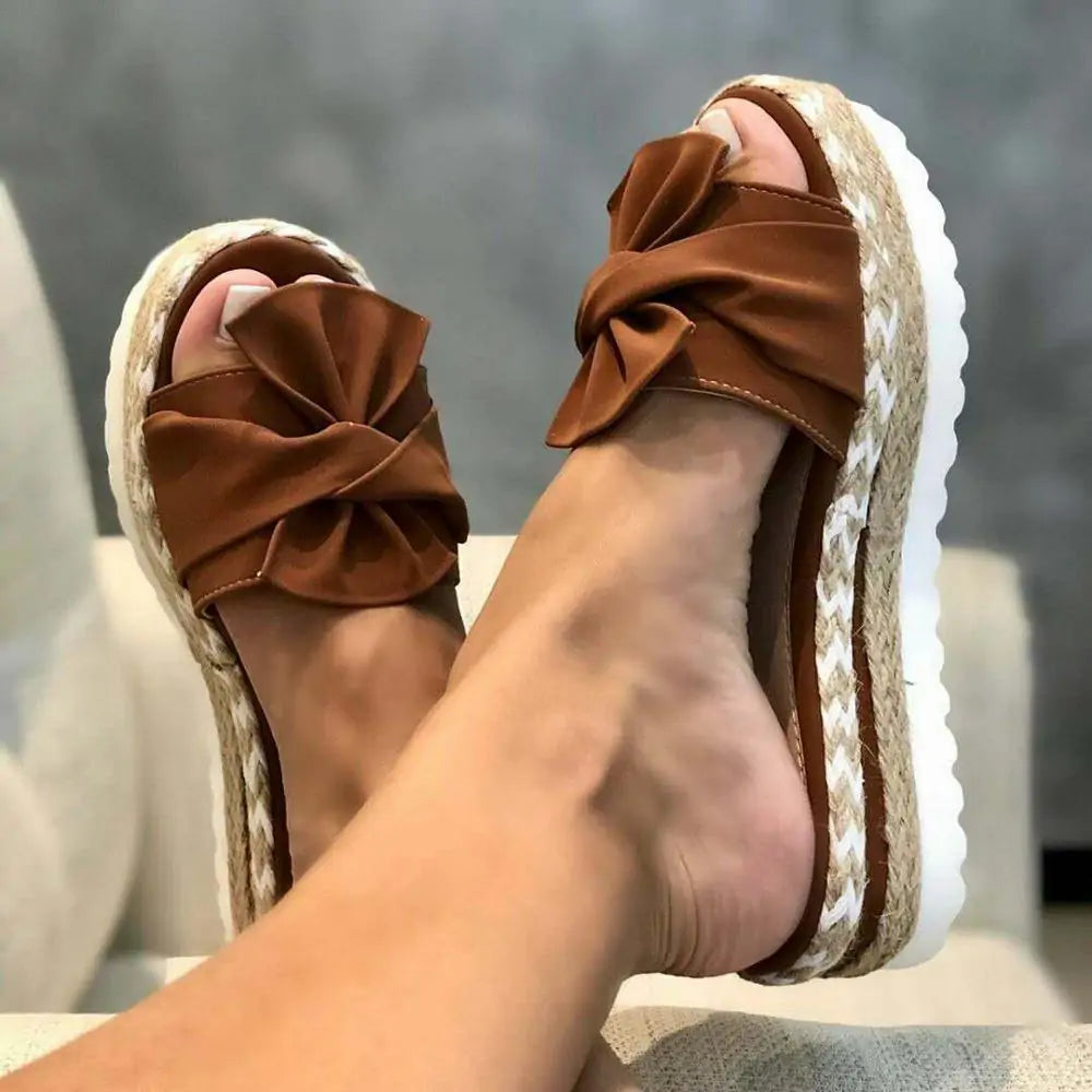 Damen-Plateausandalen