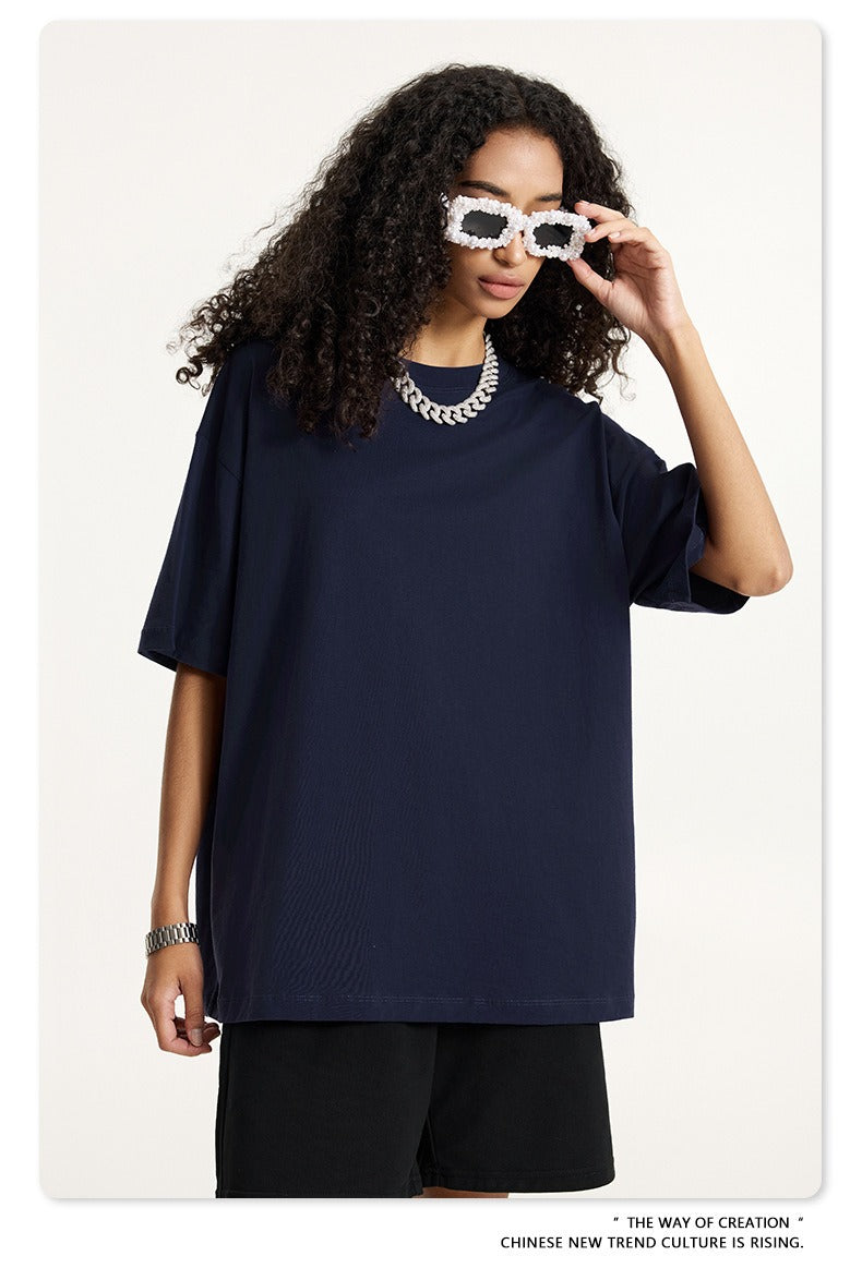 Camiseta unisex retro informal suelta