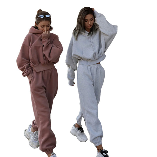 Hooded Sports Casual Suit