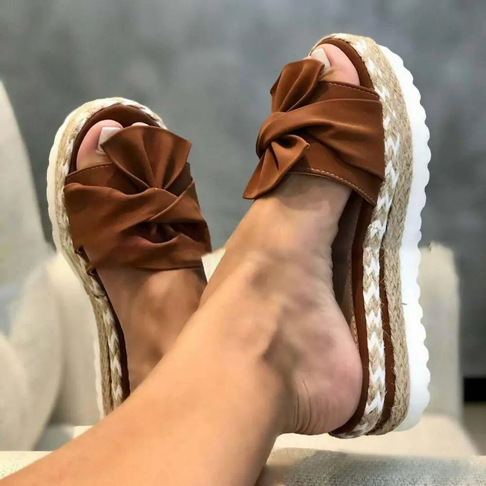 Damen-Plateausandalen
