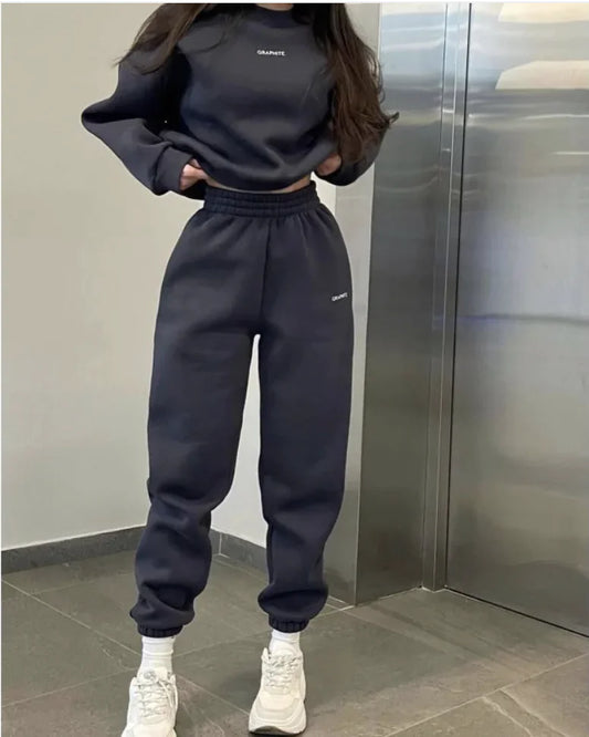 Women's Slim-Fit Casual Sports Set