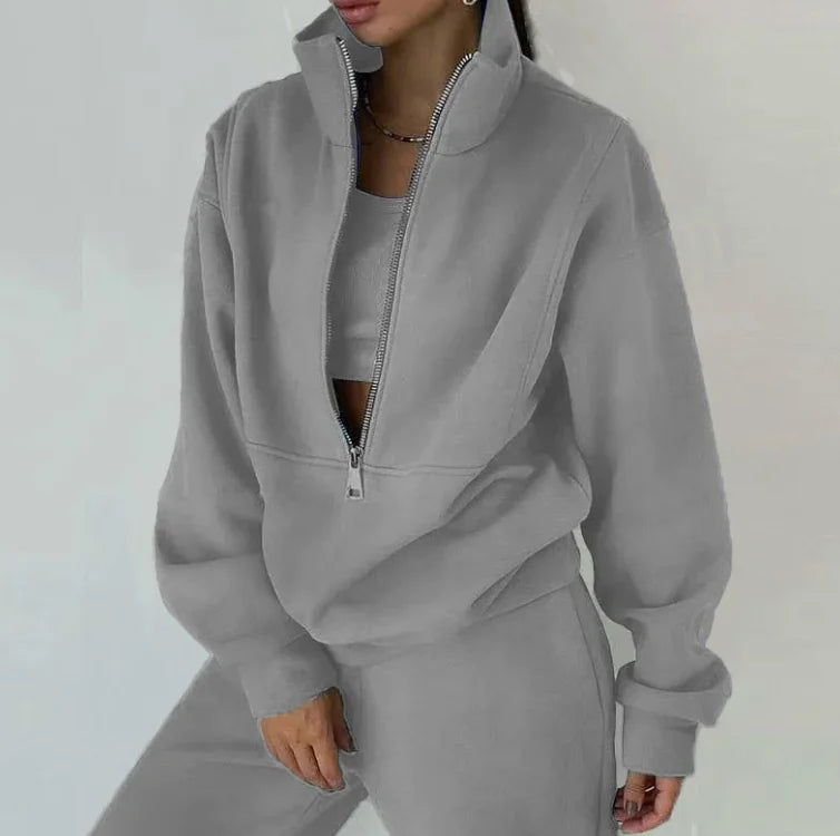 Women’s Sporty Zipper Suit