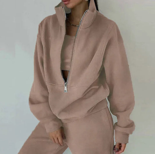 Women’s Sporty Zipper Suit