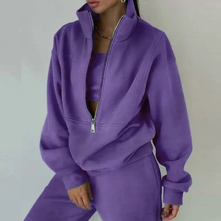 Women’s Sporty Zipper Suit