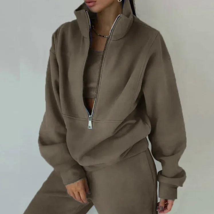 Women’s Sporty Zipper Suit