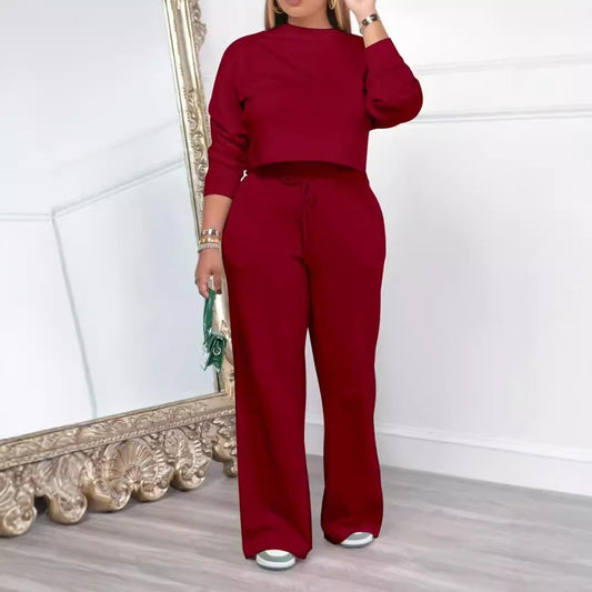 Women's Casual Two-Piece Sweater Set