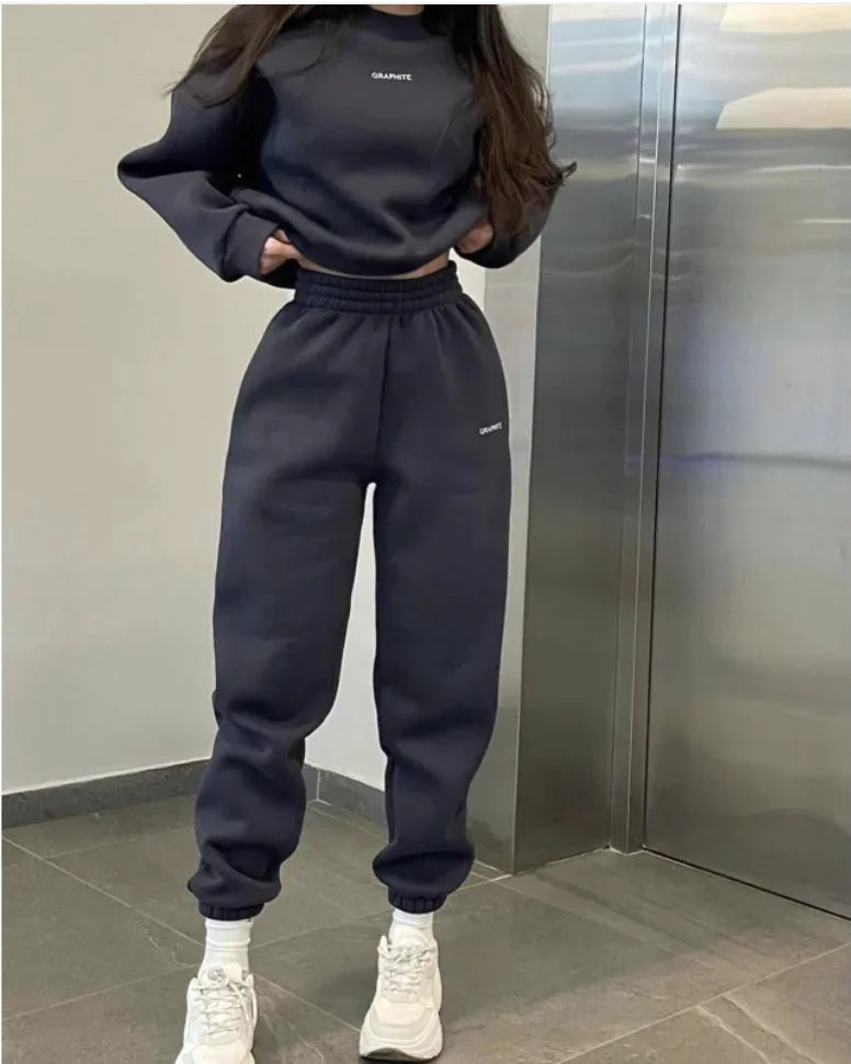 Women's Slim-Fit Casual Sports Set