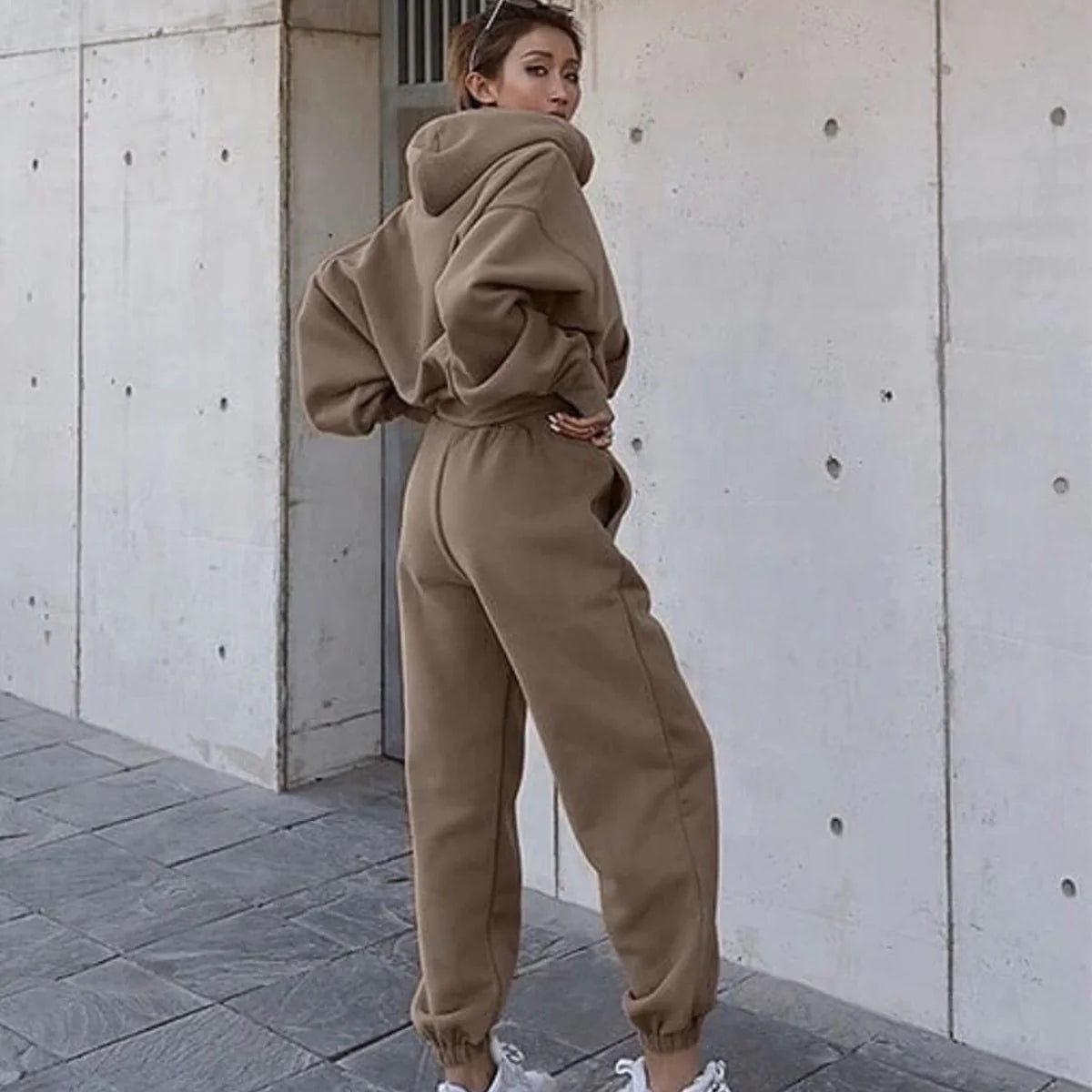 Hooded Sports Casual Suit